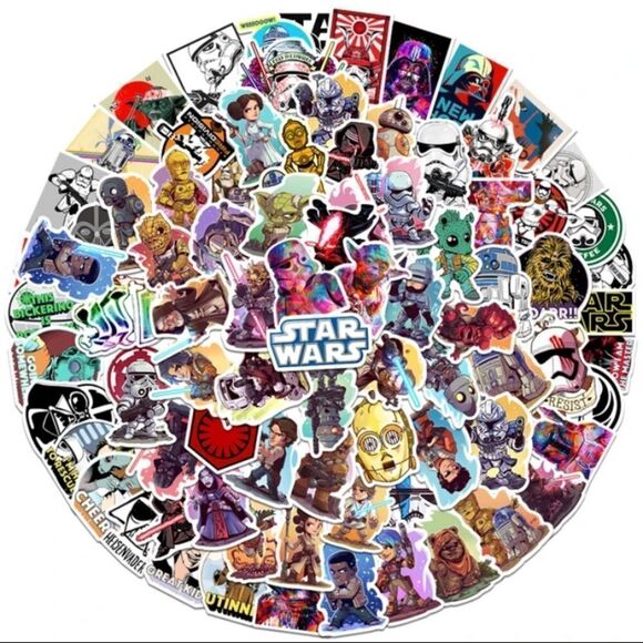 Star Wars Assorted Stickers- 100 - Picture 1 of 7